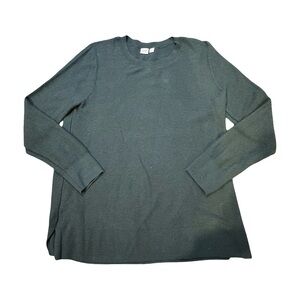 GAP Women’s Crewneck Forest Green Knit Sweater